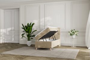 SÖVNN Thea Boxseng Med Opbevaring - 80x200 - Sand