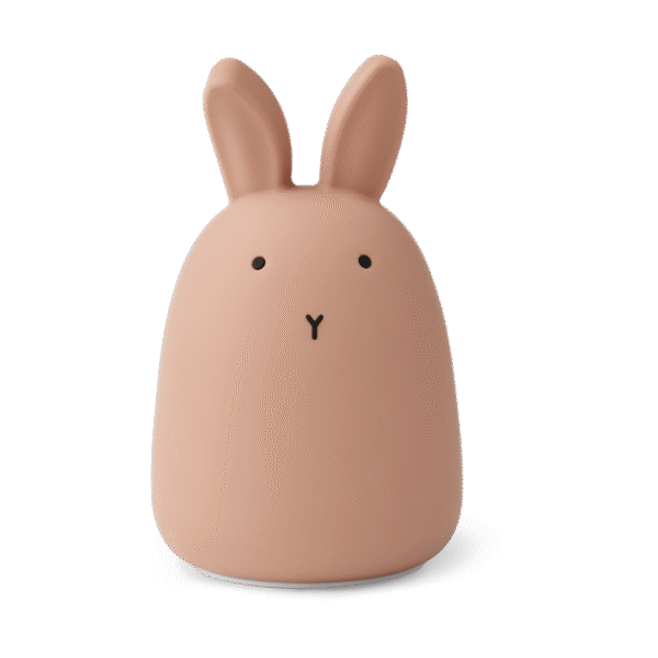 Liewood Winston kanin natlampe Rabbit dark rose