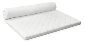 Polysoft topmadras - hvid jersey (200x140)