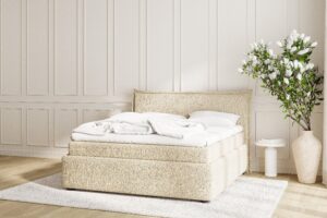 SÖVNN Elva sengeramme - 180x200 - Lys beige