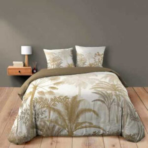 Sandfarvet sengetøj 240x220