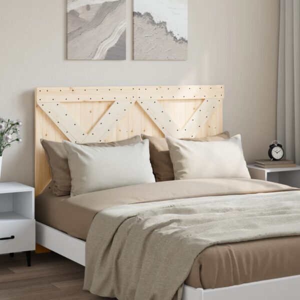 vidaXL sengegavl 140x104 cm massivt fyrretræ