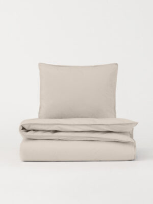 DAWN Percale sengetøj - Ivory - 140x200 cm - 100% økologisk bomuld -