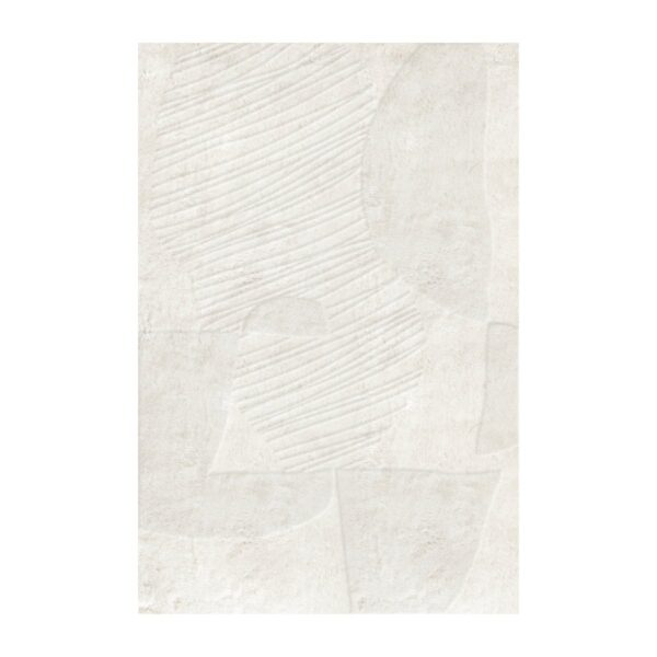 Layered Artisan Guild uldtæppe Bone white, 250x350 cm