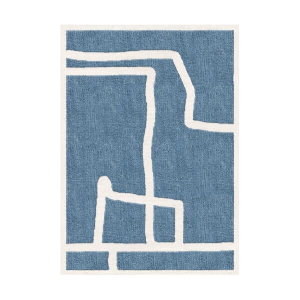 Layered Gotland Klint uldtæppe Cornflower blue 250x350 cm
