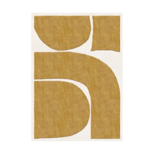 Layered Gotland Rauk uldtæppe Sunflower yellow 250x350 cm