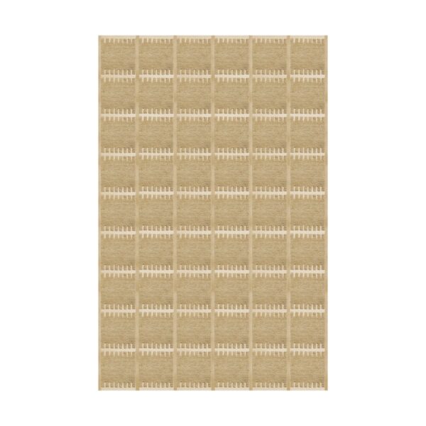 Layered Lilly uldtæppe Mustard, 300x400 cm