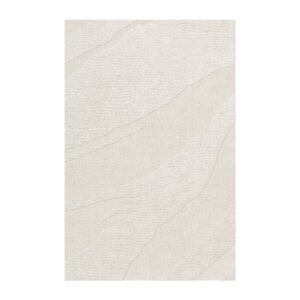 Layered Nami uldtæppe Bone White, 300x400 cm