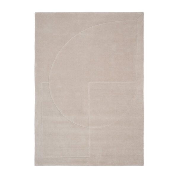 Linie Design Lineal Poem uldtæppe Beige, 250x350 cm