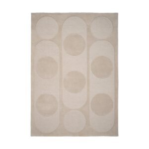 Linie Design Orb Alliance uldtæppe Chalk, 250x350 cm