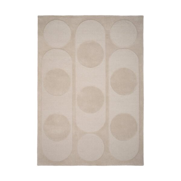 Linie Design Orb Alliance uldtæppe Chalk, 250x350 cm