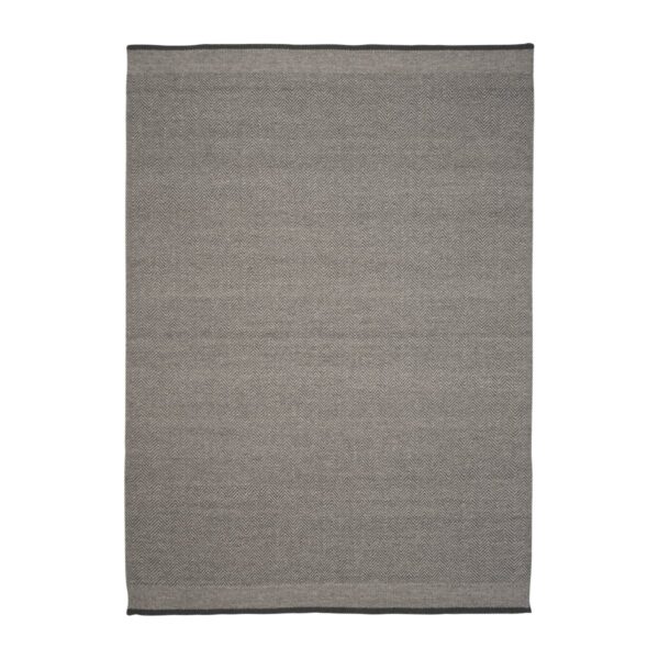 Linie Design Stratum Echo uldtæppe Granite, 250x350 cm