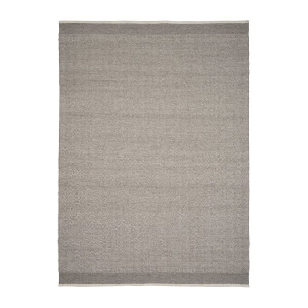 Linie Design Stratum Echo uldtæppe Grey, 250x350 cm