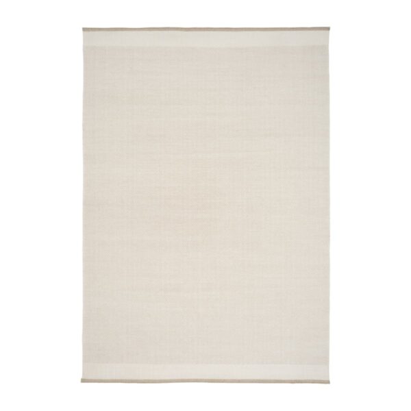 Linie Design Stratum Echo uldtæppe White, 250x350 cm