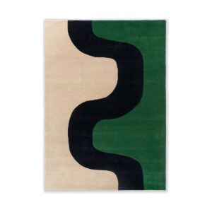 Marimekko Seireeni uldtæppe Green, 250x350 cm