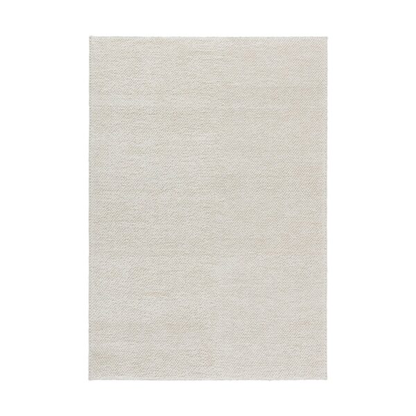 Scandi Living Flock uldtæppe naturhvid 300x400 cm
