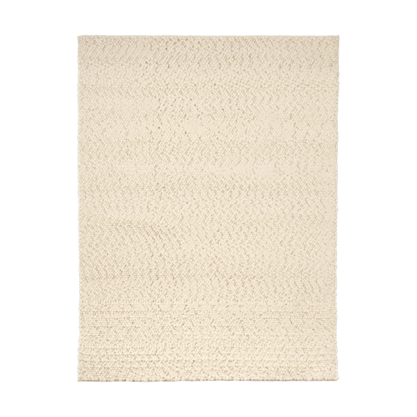 Scandi Living Mire uldtæppe naturhvid 170x240 cm