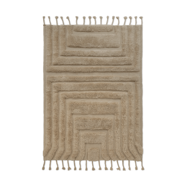 Tinted Kask uldtæppe 250x350 cm Beige
