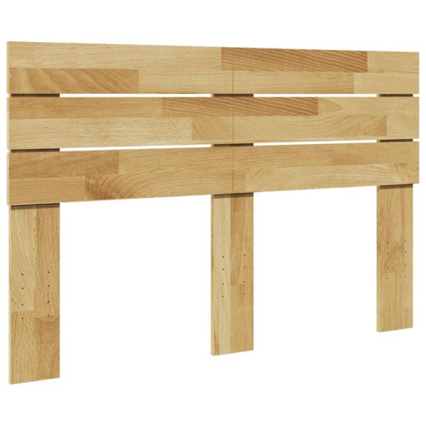 vidaXL sengegavl 120 cm massivt træ eg