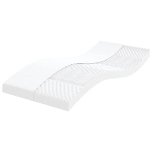 vidaXL skummadras 100x210 cm 7 zoner hårdhed 20 ILD hvid