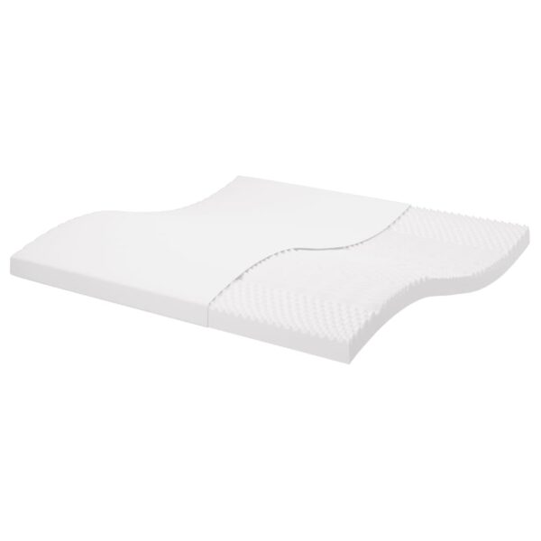vidaXL skummadras 200x200 cm 7 zoner hårdhed 20 ILD hvid