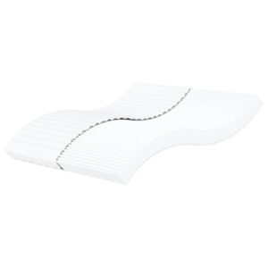 vidaXL skummadras 200x200 cm hårdhed H2 H3 hvid