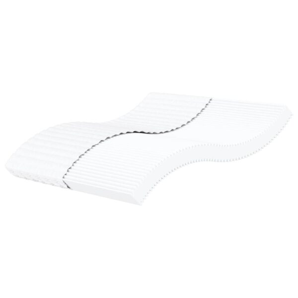 vidaXL skummadras 200x200 cm hårdhed H2 H3 hvid