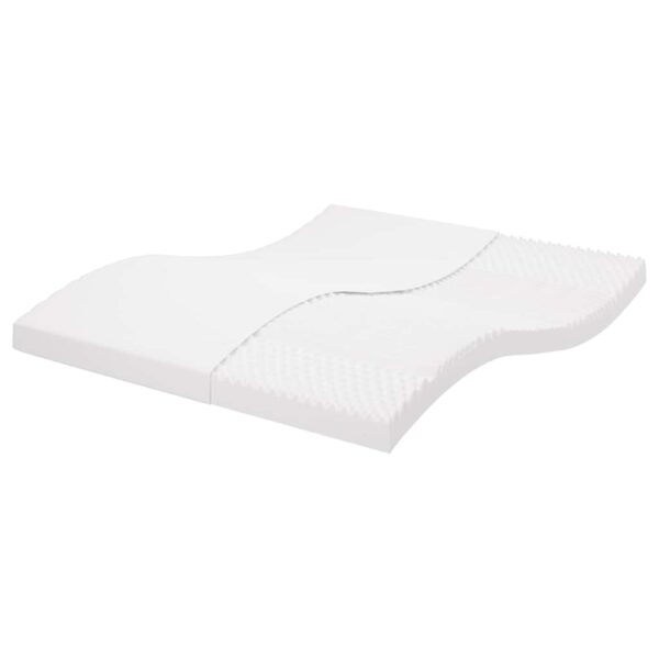 vidaXL skummadras 200x210 cm 7 zoner hårdhed 20 ILD hvid