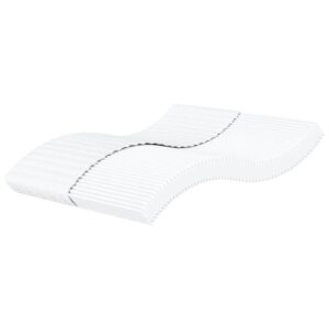 vidaXL skummadras 200x210 cm hårdhed H2 H3 hvid