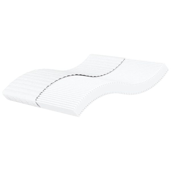 vidaXL skummadras 200x210 cm hårdhed H2 H3 hvid