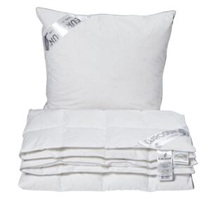 Eurodun - Moskusdun 3 kammer luksus Hovedpude - Medium 60 x 63