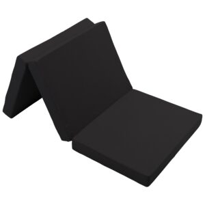 Foldemadras - Junior - Populær til de små - 7 cm komfort skum - Nordstrand Home sort skummadras