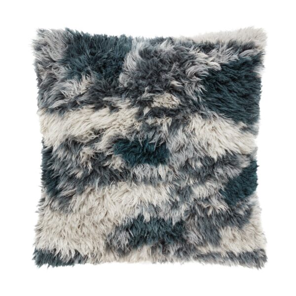 Hem Monster pude Medium 50x50 cm Dark teal-off white