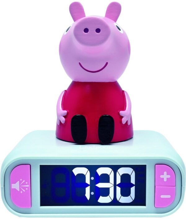 Lexibook - Peppa Pig Night Light Vækkeur med lyde