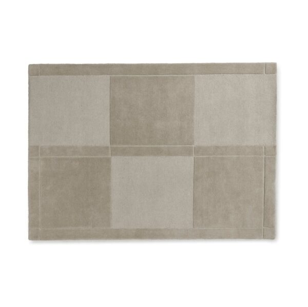 Normann Copenhagen Level uldtæppe Warm grey, 250 x 350 cm