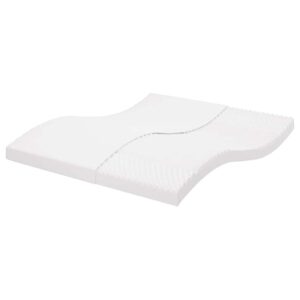 vidaXL skummadras 200x220 cm 7 zoner hårdhed 20 ILD hvid