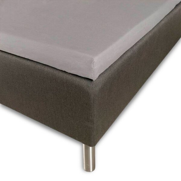 Bambus lagen - Kuvertlagen 90x200x8 cm - Lysegrå - 100% Naturlig bambus - Lagen til topmadras