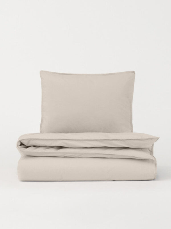 DAWN Percale sengetøj - Ivory - 240x220 cm - 100% økologisk bomuld -