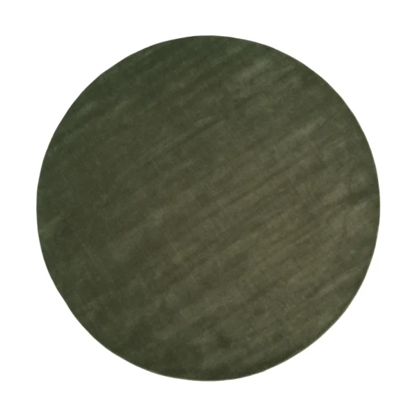 Linie Design Halo Cloud uldtæppe rundt Moss, Ø300 cm