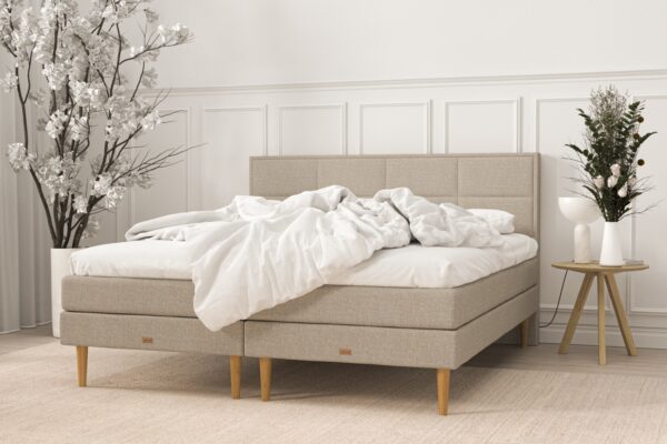 SÖVNN Emma Kontinentalseng - 210x210 - Sand