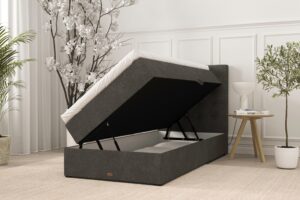 SÖVNN Ronja Boxseng Med Opbevaring - 80x200 - Grå