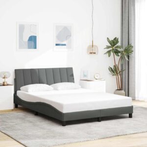 Sengeramme uden madras Hanko Mørkegrå 120x200 cm Stof