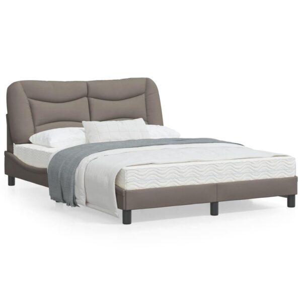 Sengeramme uden madras Hvar Taupe 120x200 cm Stof