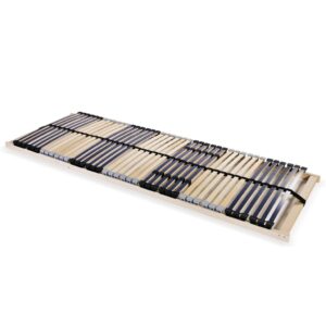 vidaXL lamelbund til seng med 42 lameller 7 zoner 70 x 200 cm