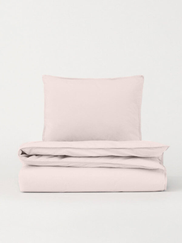 DAWN Percale sengetøj - Soft Rose - 200x220 cm - 100% økologisk bomuld -