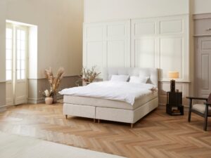Fabrikkens - Platin | Kontinental (Sand) 210x210 cm.