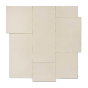 Ferm Living Offset sengetæppe 264x272 cm Offwhite