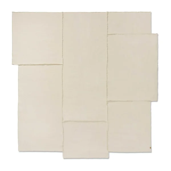 Ferm Living Offset sengetæppe 264x272 cm Offwhite