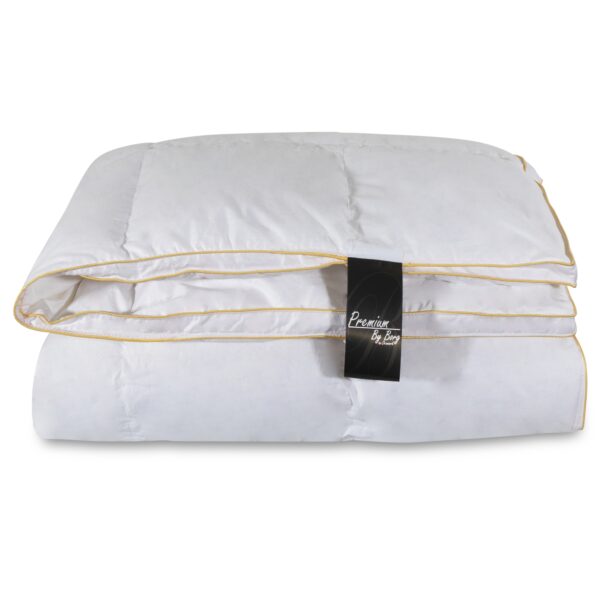 Gåsedunsdyne 200x220cm - Luksus helårs dobbeltdyne med gåsedun - Premium By Borg - Gulddynen