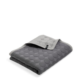 HAY Mega Dot Organic Sengetæppe - 245x195cm - Dark Grey